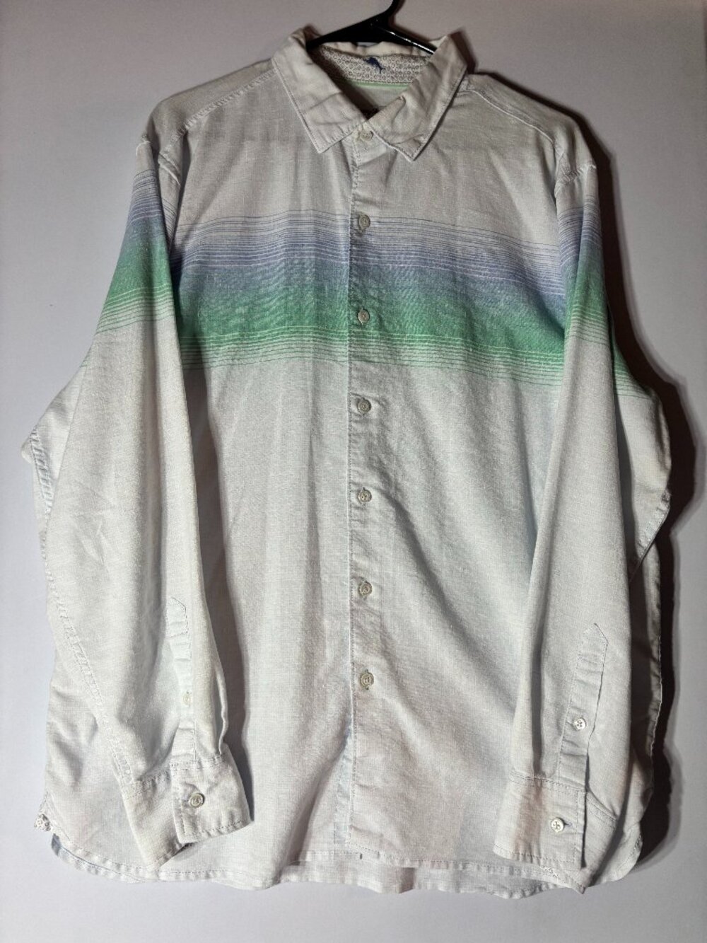 Tommy Bahama Men's Long Sleeve Button-Up Shirt, Size L/G